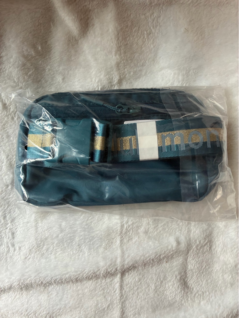 Lululemon Everywhere Belt Bag 1L - Teal - Striped Wordmark - Picture 3 of 3